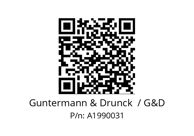   Guntermann & Drunck  / G&D A1990031