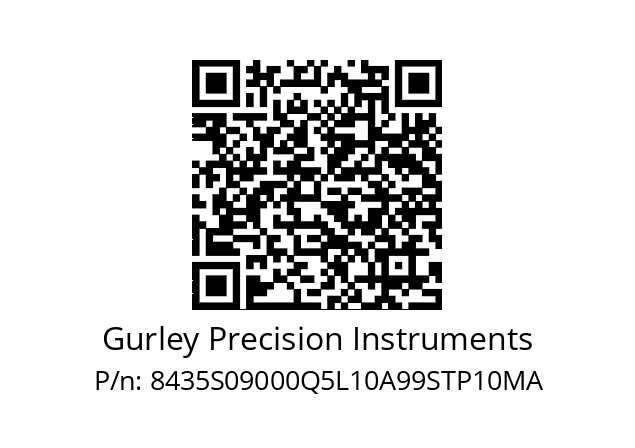   Gurley Precision Instruments 8435S09000Q5L10A99STP10MA