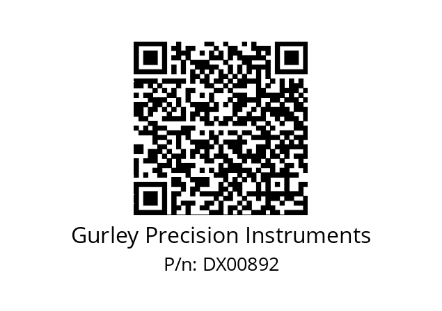   Gurley Precision Instruments DX00892