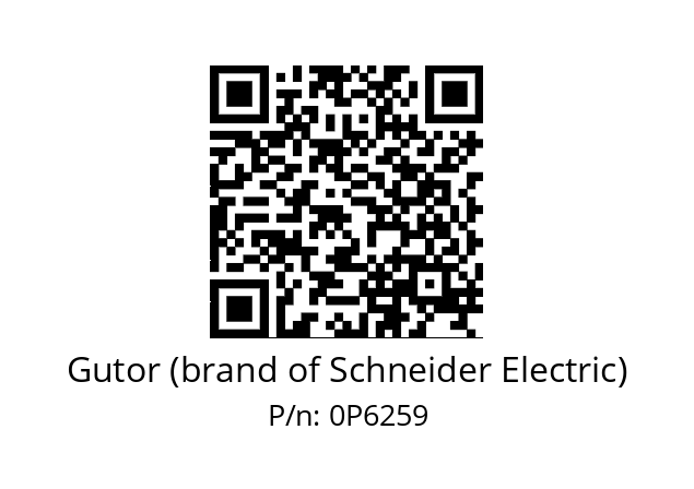   Gutor (brand of Schneider Electric) 0P6259