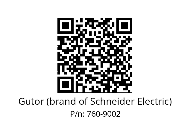   Gutor (brand of Schneider Electric) 760-9002