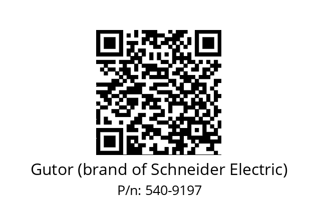   Gutor (brand of Schneider Electric) 540-9197