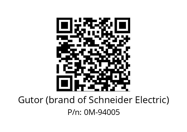   Gutor (brand of Schneider Electric) 0M-94005