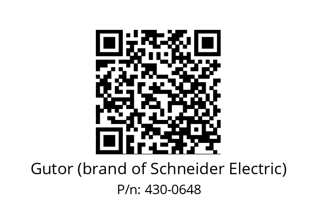   Gutor (brand of Schneider Electric) 430-0648