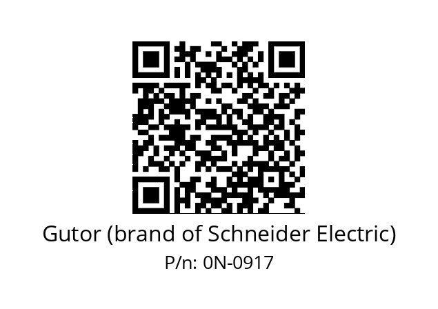   Gutor (brand of Schneider Electric) 0N-0917