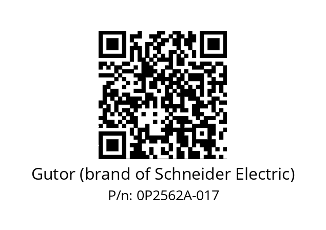   Gutor (brand of Schneider Electric) 0P2562A-017