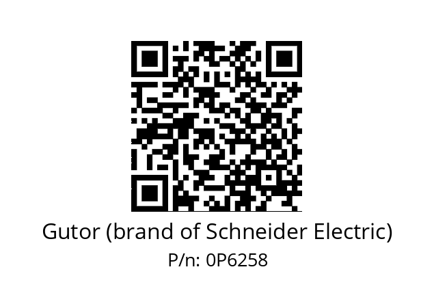   Gutor (brand of Schneider Electric) 0P6258