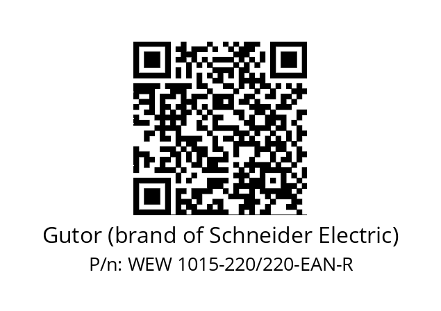   Gutor (brand of Schneider Electric) WEW 1015-220/220-EAN-R