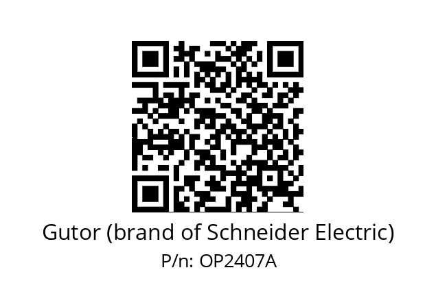   Gutor (brand of Schneider Electric) OP2407A