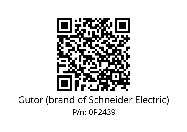   Gutor (brand of Schneider Electric) 0P2439