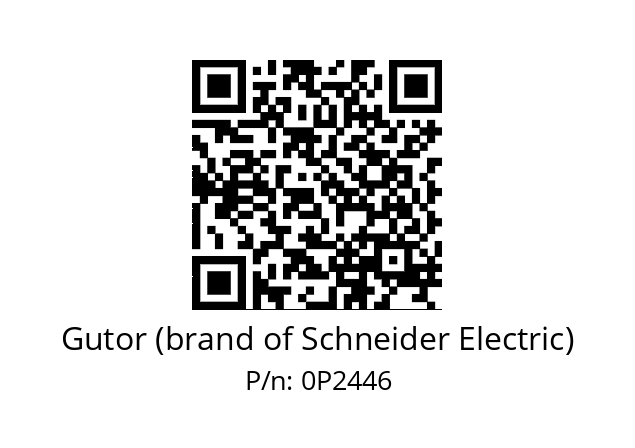   Gutor (brand of Schneider Electric) 0P2446