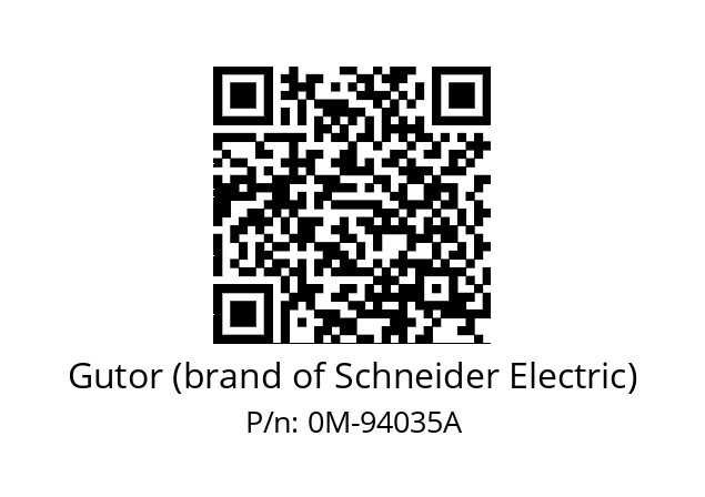   Gutor (brand of Schneider Electric) 0M-94035A