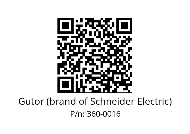   Gutor (brand of Schneider Electric) 360-0016