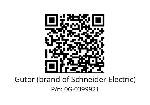   Gutor (brand of Schneider Electric) 0G-0399921