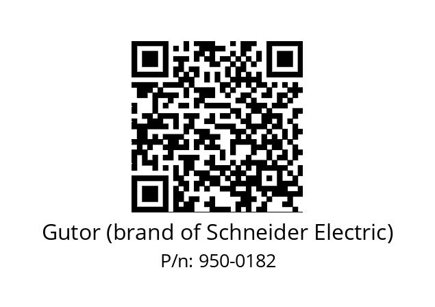   Gutor (brand of Schneider Electric) 950-0182