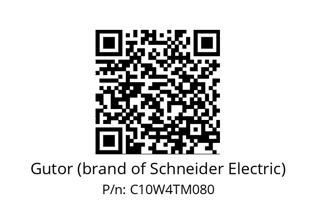   Gutor (brand of Schneider Electric) C10W4TM080