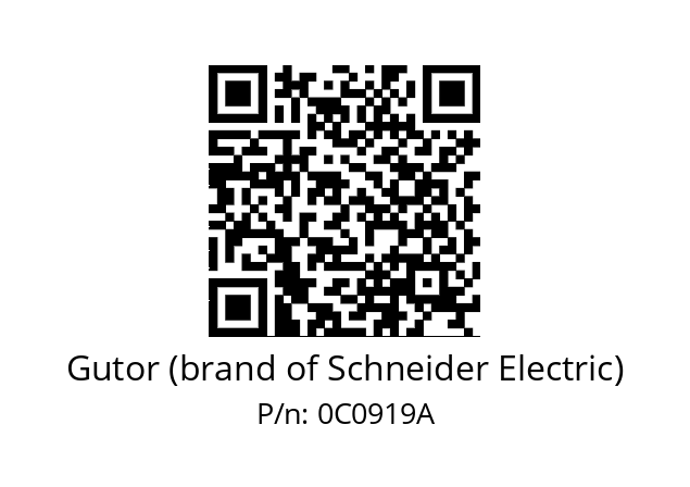   Gutor (brand of Schneider Electric) 0C0919A