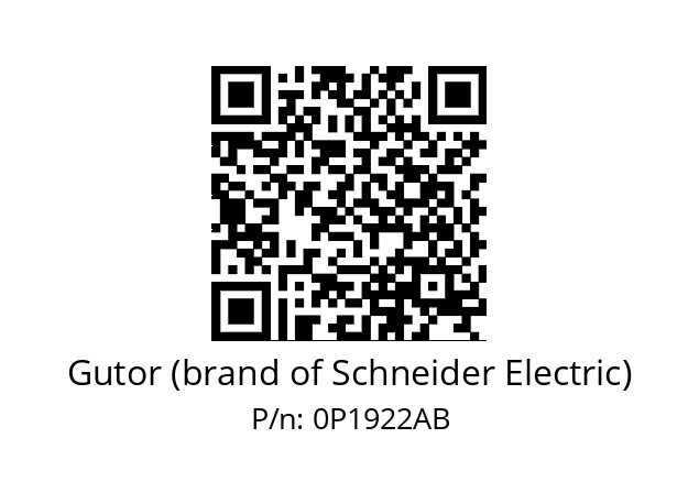   Gutor (brand of Schneider Electric) 0P1922AB