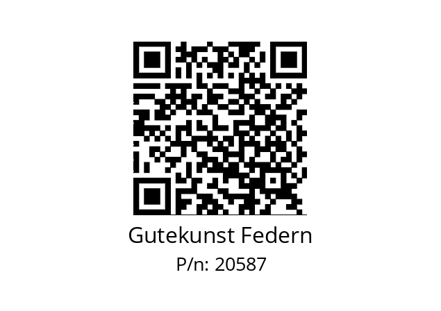   Gutekunst Federn 20587