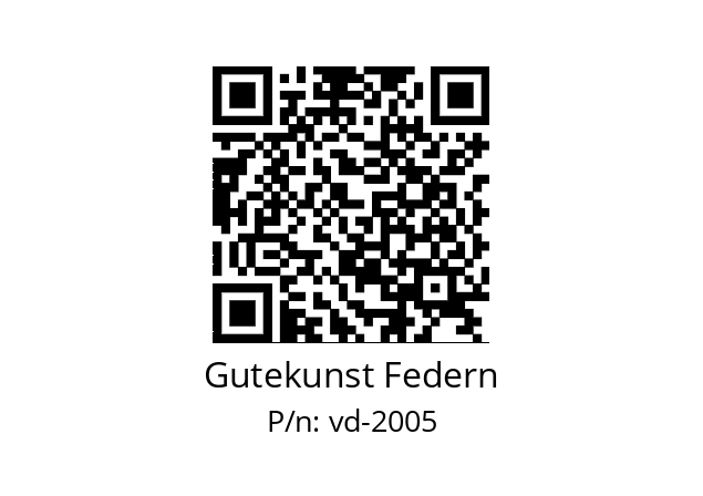   Gutekunst Federn vd-2005