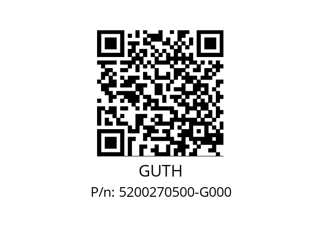   GUTH 5200270500-G000