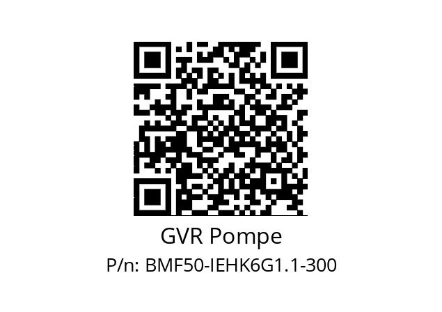 Gear pump  GVR Pompe BMF50-IEHK6G1.1-300