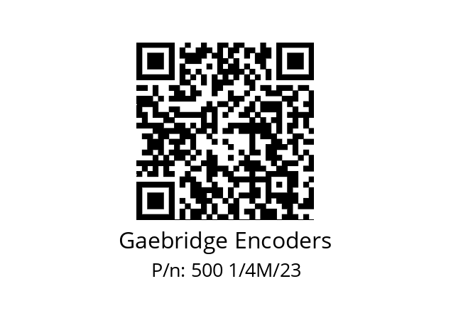   Gaebridge Encoders 500 1/4M/23