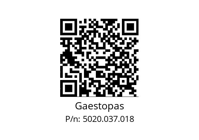   Gaestopas 5020.037.018