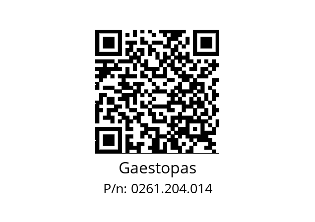   Gaestopas 0261.204.014