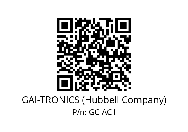   GAI-TRONICS (Hubbell Company) GC-AC1