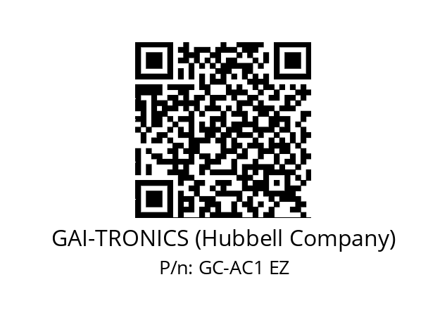   GAI-TRONICS (Hubbell Company) GC-AC1 EZ