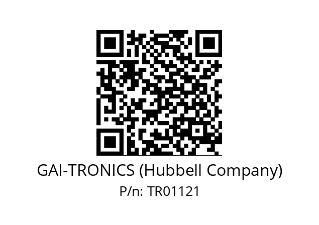   GAI-TRONICS (Hubbell Company) TR01121