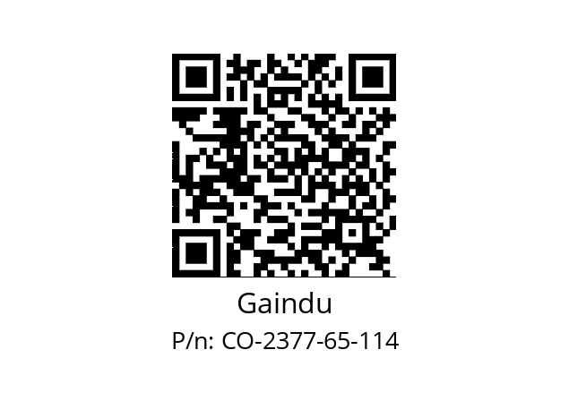   Gaindu CO-2377-65-114