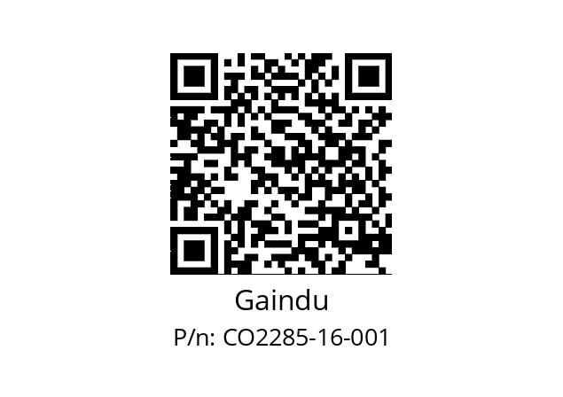   Gaindu CO2285-16-001