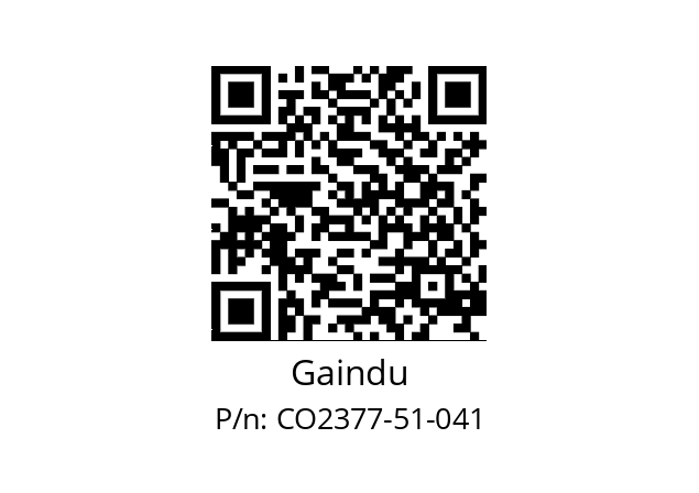   Gaindu CO2377-51-041