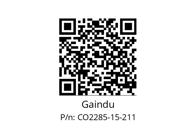   Gaindu CO2285-15-211