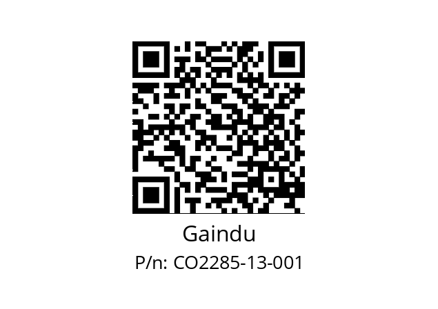   Gaindu CO2285-13-001