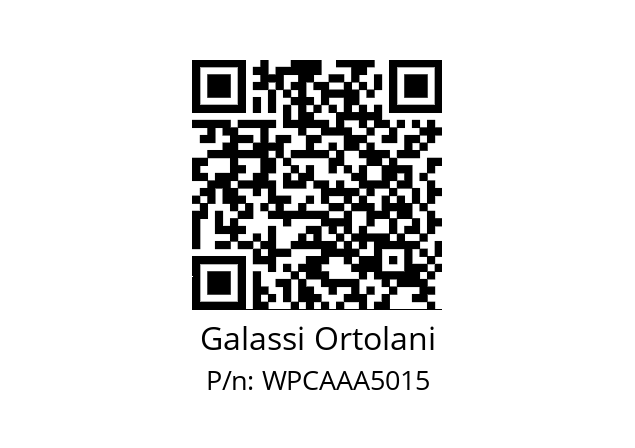   Galassi Ortolani WPCAAA5015