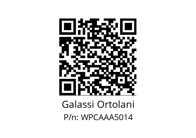   Galassi Ortolani WPCAAA5014