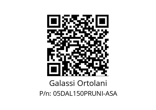   Galassi Ortolani 05DAL150PRUNI-ASA