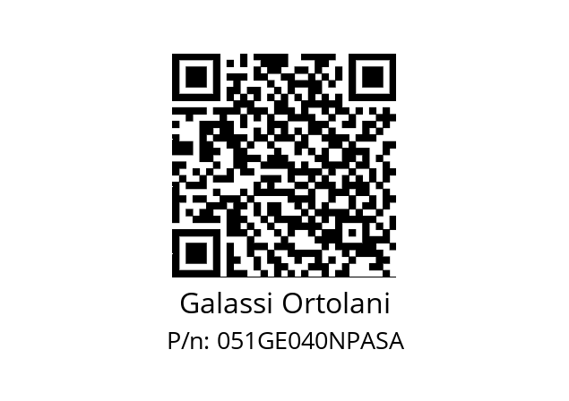   Galassi Ortolani 051GE040NPASA