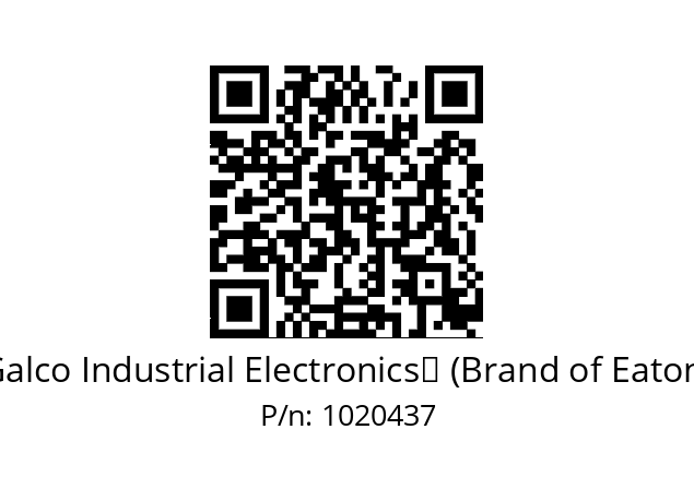   Galco Industrial Electronics‎ (Brand of Eaton) 1020437