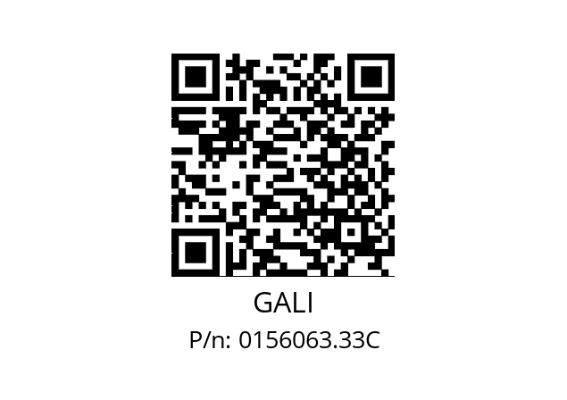   GALI 0156063.33C