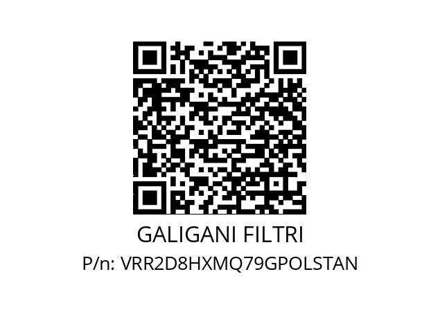   GALIGANI FILTRI VRR2D8HXMQ79GPOLSTAN