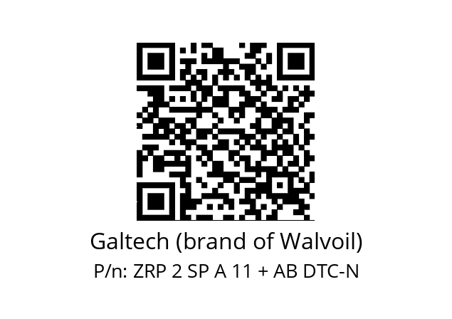   Galtech (brand of Walvoil) ZRP 2 SP A 11 + AB DTC-N