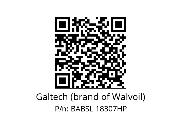   Galtech (brand of Walvoil) BABSL 18307HP