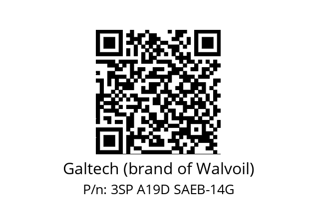   Galtech (brand of Walvoil) 3SP A19D SAEB-14G