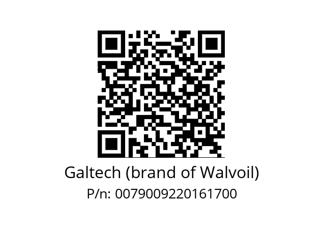   Galtech (brand of Walvoil) 0079009220161700