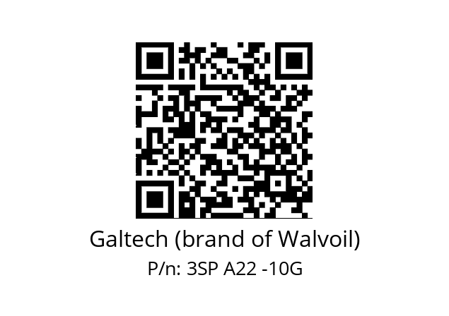   Galtech (brand of Walvoil) 3SP A22 -10G