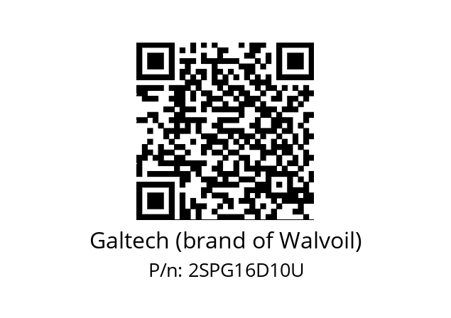   Galtech (brand of Walvoil) 2SPG16D10U